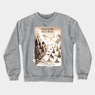 Mountain meditation - resonance Crewneck Sweatshirt